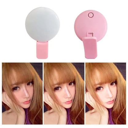 Mobile Phone LED Selfie Ring Light Portable Mini Durable Practical