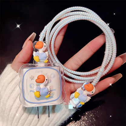 Clear Black Bow Charge Protective Case For iPhone 18W-20W US