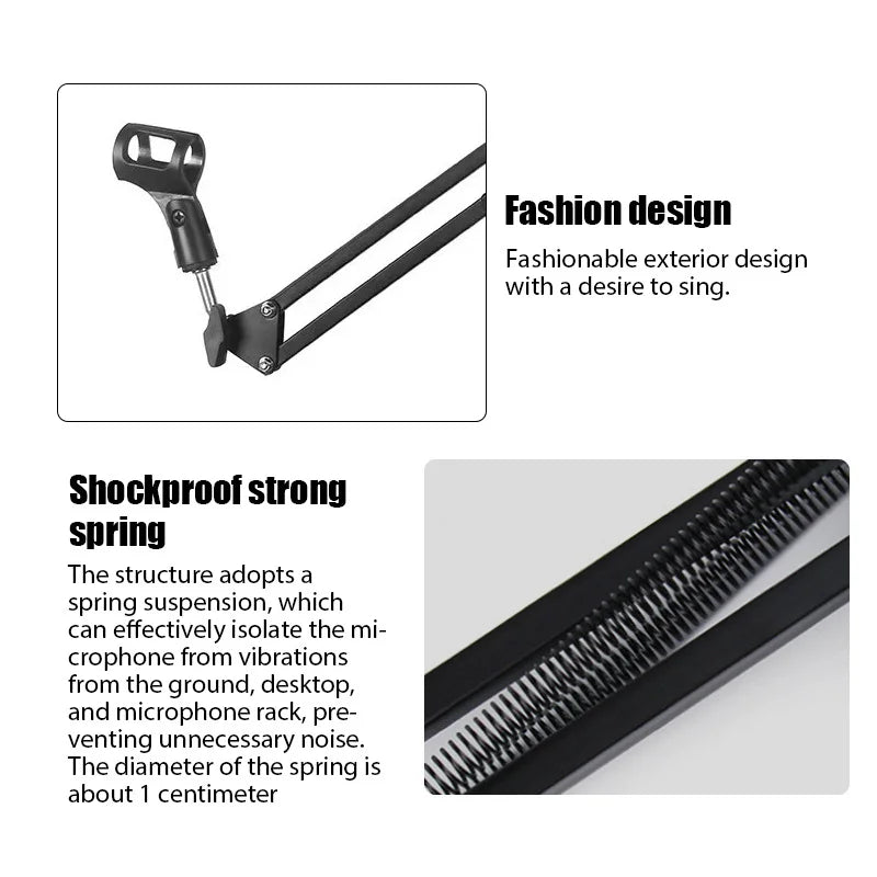 NB-35 Desktop Arm Holder Mic Stand For Bm800 Microphone Stand With A