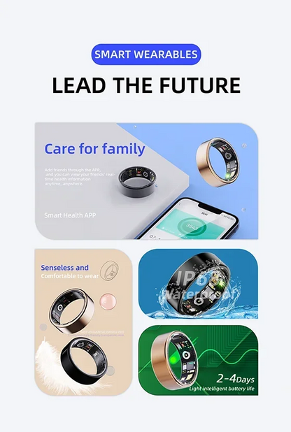 Zordai New R11M For Men SmartRing Heart Rate Health Sleep Monitoring