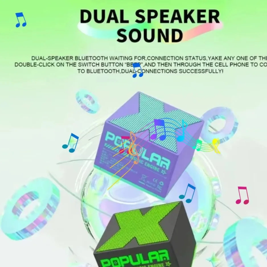 Compact Bluetooth Audio Speaker with Full-Range Sound
