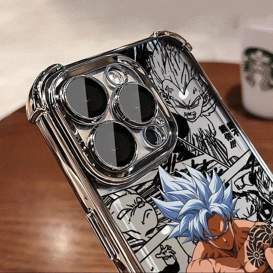 Dragon Ball Super Case for iPhone 16 Pro Max 11 12 14 15 Plus 17 Air