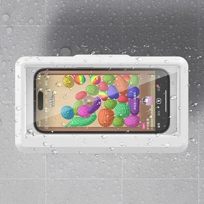 Bathroom Kitchen Waterproof Anti-fog Cell Phone Case Rotatable Touch