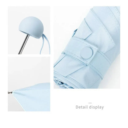Sun Umbrella Travel Umbrella Compact Ultralight Mini Portable