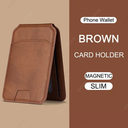 Card Wallet Phone Stand PU Leather Magnetic Card Holder  Phone Cases