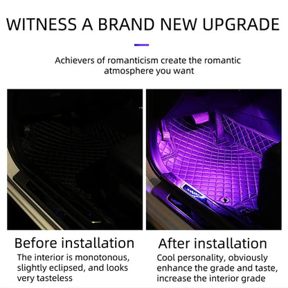4in1 18LED Symphony Led Interior lights Atmosphere Footwell lamp App