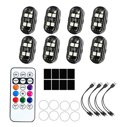 Rechargeable LED Remote Control Car Light