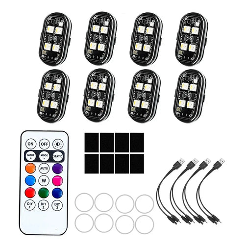 Rechargeable LED Remote Control Car Light