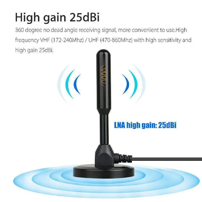 HD Digital TV Antenna Indoor Amplified dab antenna 200 Miles Ultra