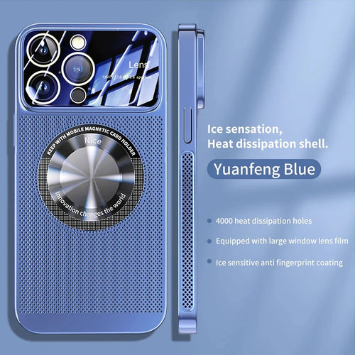 Heat Dissipation Magnetic Case For iPhone 13 11 12 14 15 Pro Max