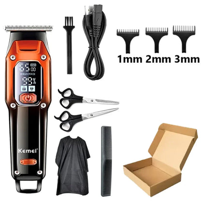 Kemei KM-658 Hair Clipper Cord or Cordless Use Hair Trimmer Barber