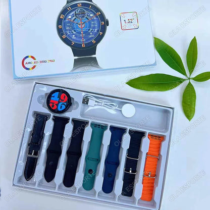 New Bluetooth Call Smartwatch Men GPS Tracker Blood Pressure Sleep