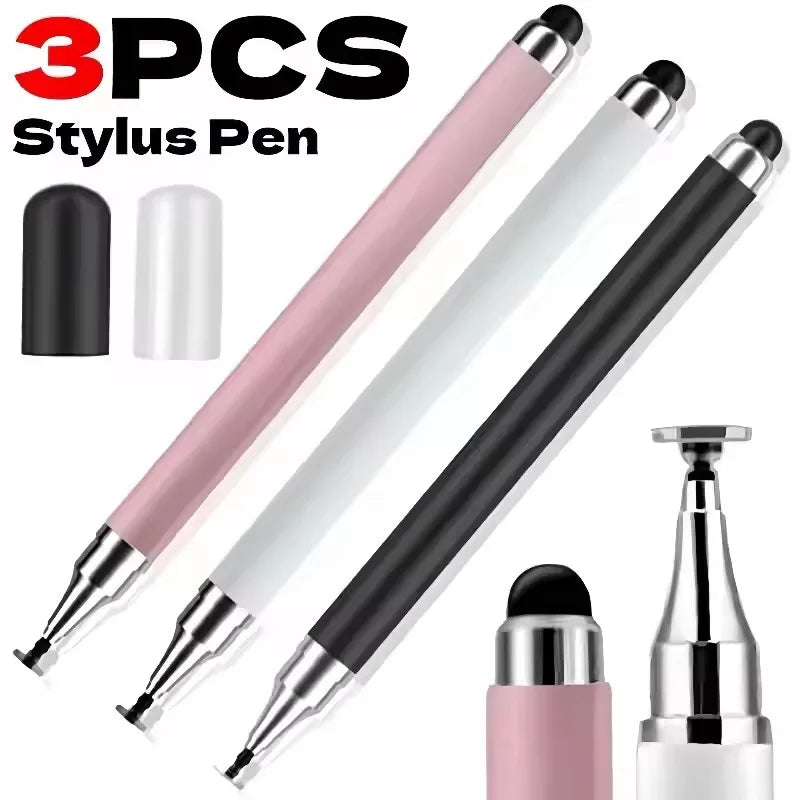1-3PCS Smart Tablet Phone Universal 2 in 1 Capacitive Stylus Pen