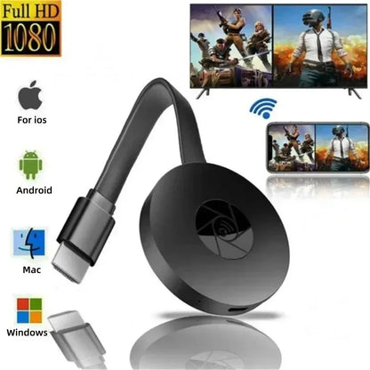 Android Wireless WiFi Mirascreen HDMI HD Display Dongle