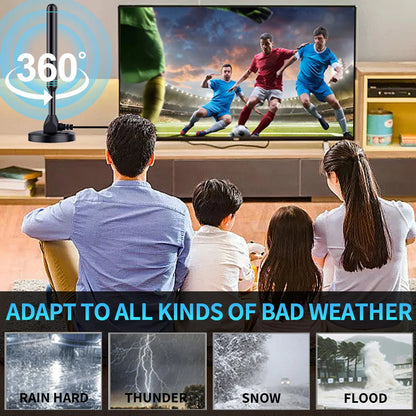 4K/1080P High-Definition Digital Tv Antenna Magnetic Base 4