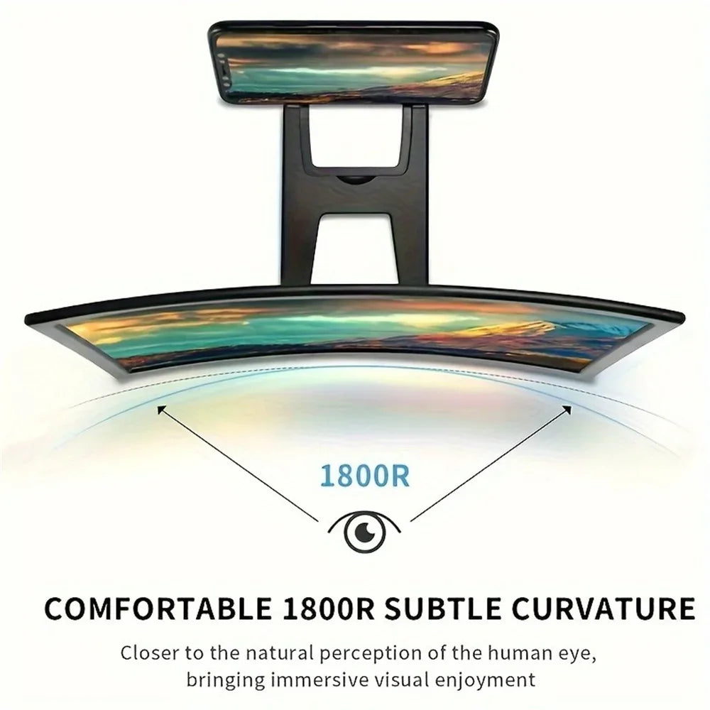 Mobile Phone Screen Magnifier 3D HD Magnifier 12 Inch Large Screen