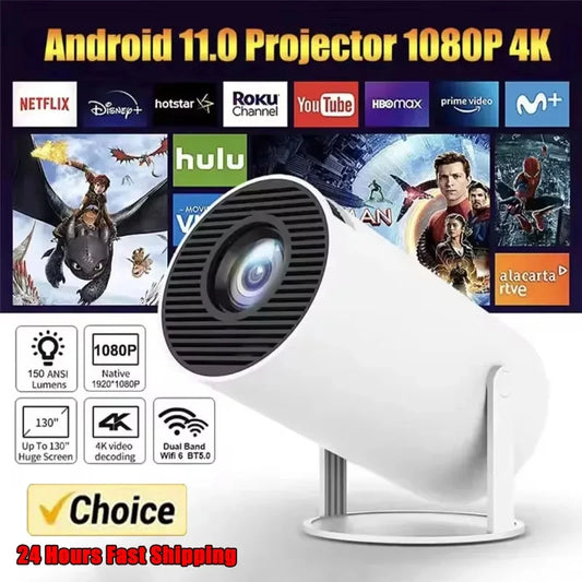 Magcubic Projector HY300 PRO 4K Android 11 Dual Wifi6 290ANSI