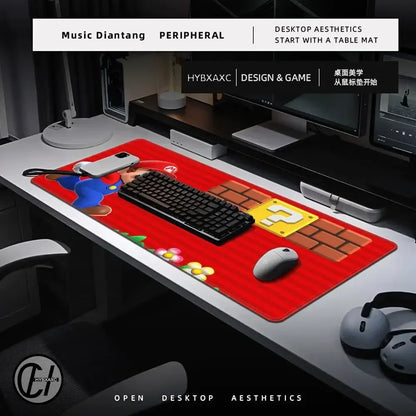 Hot Games Super M-Marioes Mousepad HD Printing Computer Gamers Locking