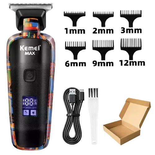 Kemei KM-658 Hair Clipper Cord or Cordless Use Hair Trimmer Barber
