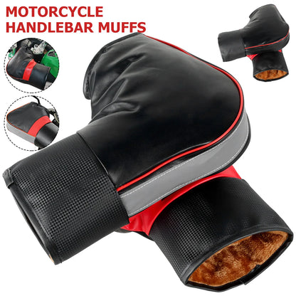 1Pair Motorcycle Handlebar Muffs Protective Motorcycle Scooter Thick