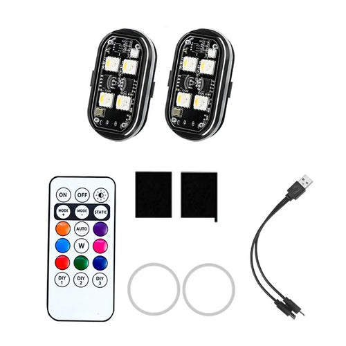 Rechargeable LED Remote Control Car Light