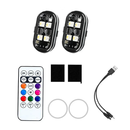 Rechargeable LED Remote Control Car Light