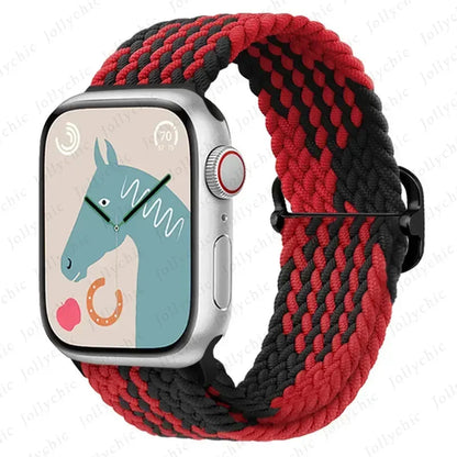 Strap for Apple Watch band 46mm 45mm 49mm 42mm 40mm 41mm 44mm Elastic
