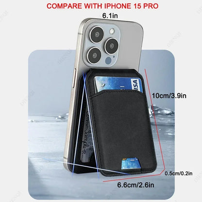 Card Wallet Phone Stand PU Leather Magnetic Card Holder  Phone Cases
