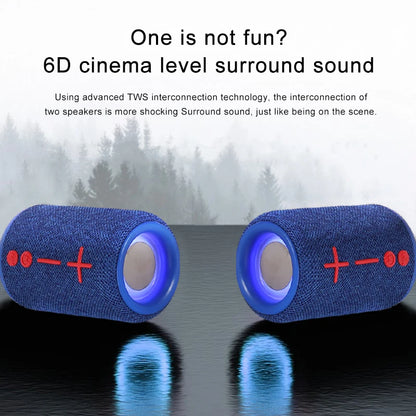 Rockmia EBS-033 5W Mini Fabric Mesh Speaker Bluetooth 5.0 Wireless