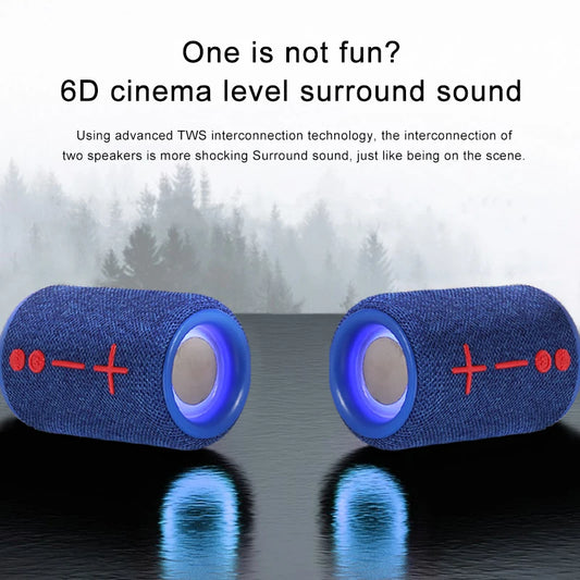 Rockmia EBS-033 5W Mini Fabric Mesh Speaker Bluetooth 5.0 Wireless