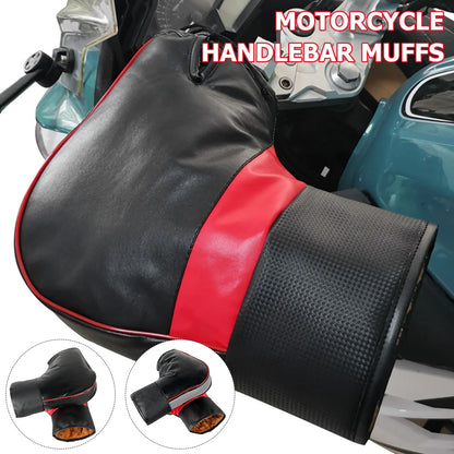 1Pair Motorcycle Handlebar Muffs Protective Motorcycle Scooter Thick