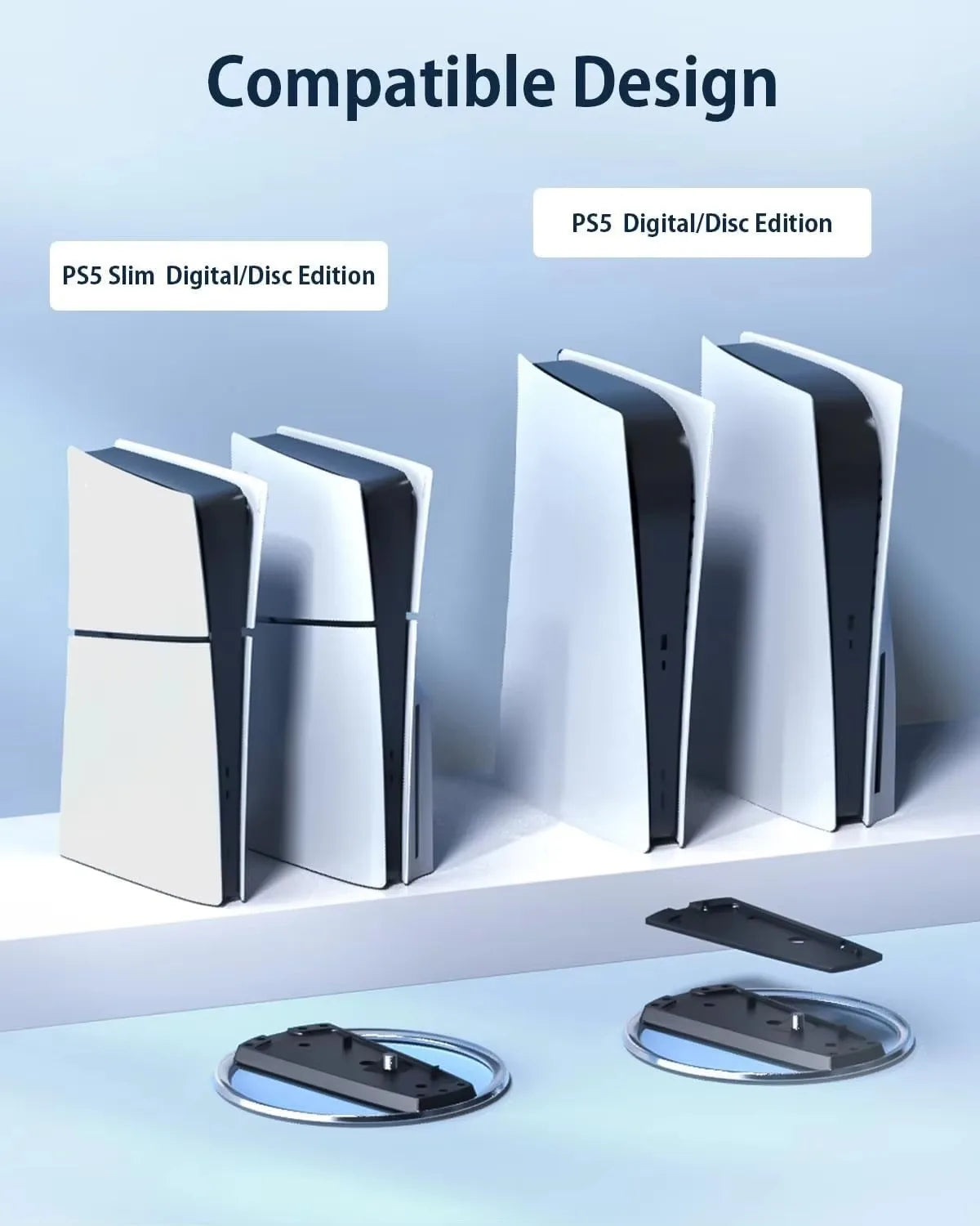 New Console Host Stand For PS5 Slim/PS5 PRO Vertical Storage Stand