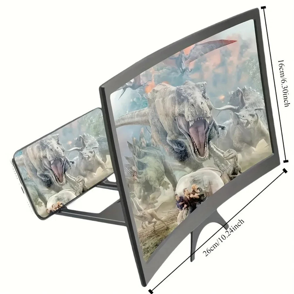 Mobile Phone Screen Magnifier 3D HD Magnifier 12 Inch Large Screen