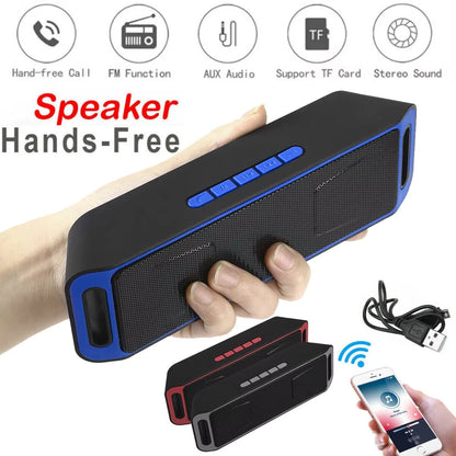 Portable Wireless Bluetooth speaker -compatible MP3 Player USB TF Card
