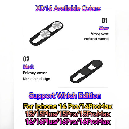 New Anti-Peeping Lens Cover Camera Privacy Protector with Dual - Slide