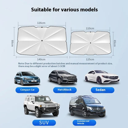 Car Sunshade Umbrella Windshield Folding Front Parasol Umbrella Type