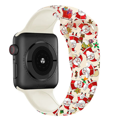 Christmas strap For Apple Watch band 45mm/41mm 44mm 40mm 49mm 42mm
