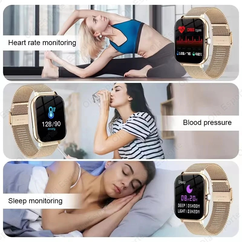NEW 2025 Fashion SmartWatch Android Phone 2.01" Color Screen Full