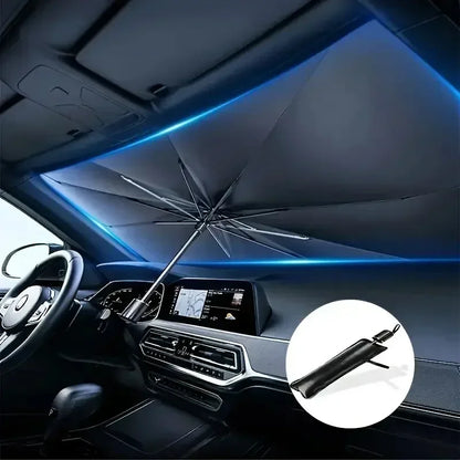 Car Umbrella Windshield Sun Shade | Universal Fit Car & Truck Sun
