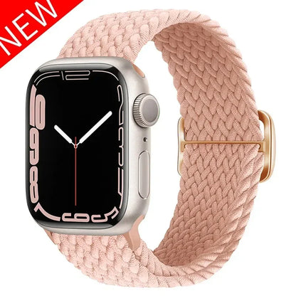 Strap for Apple Watch band 46mm 45mm 49mm 42mm 40mm 41mm 44mm Elastic
