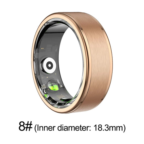 Smart Ring Military Grade Titanium Steel Shell Health Monitoring IP68