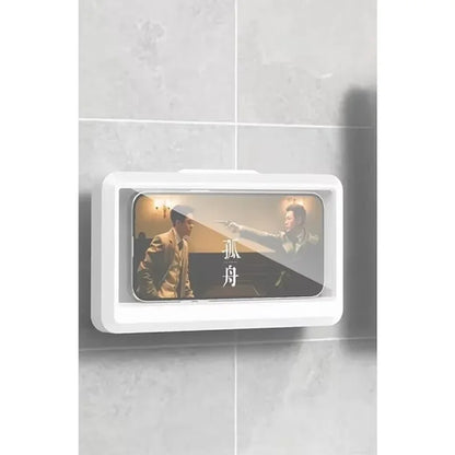 Bathroom Kitchen Waterproof Anti-fog Cell Phone Case Rotatable Touch