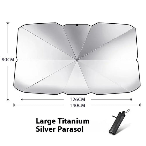 Car Sunshade Umbrella Windshield Folding Front Parasol Umbrella Type