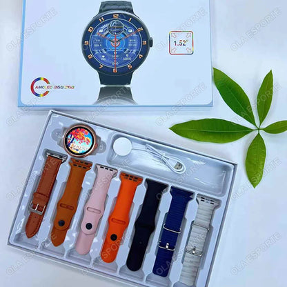 New Bluetooth Call Smartwatch Men GPS Tracker Blood Pressure Sleep