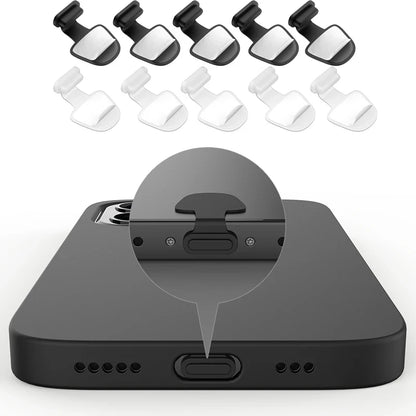 2-6PCS USB C Anti Loss Dust Plugs Type C Charging Port Cover for