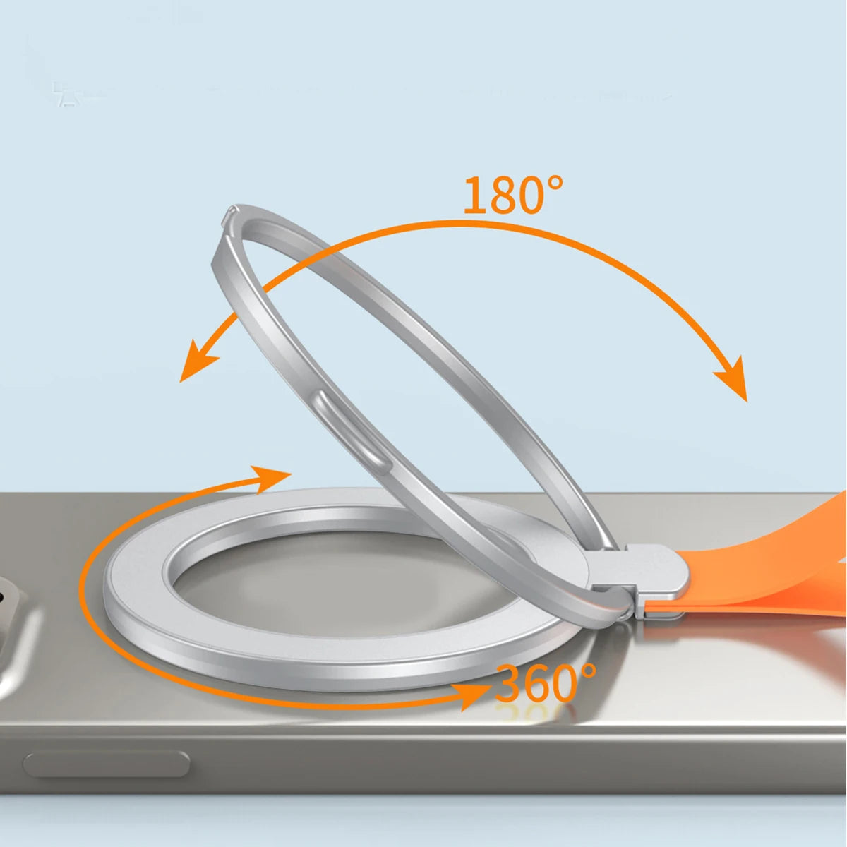 Doubleside Magnetic Finger Holder Phone Grip Kickstand For iPhone 16