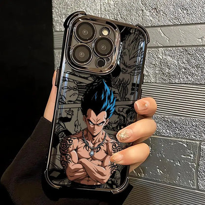 Dragon Ball Super Case for iPhone 16 Pro Max 11 12 14 15 Plus 17 Air