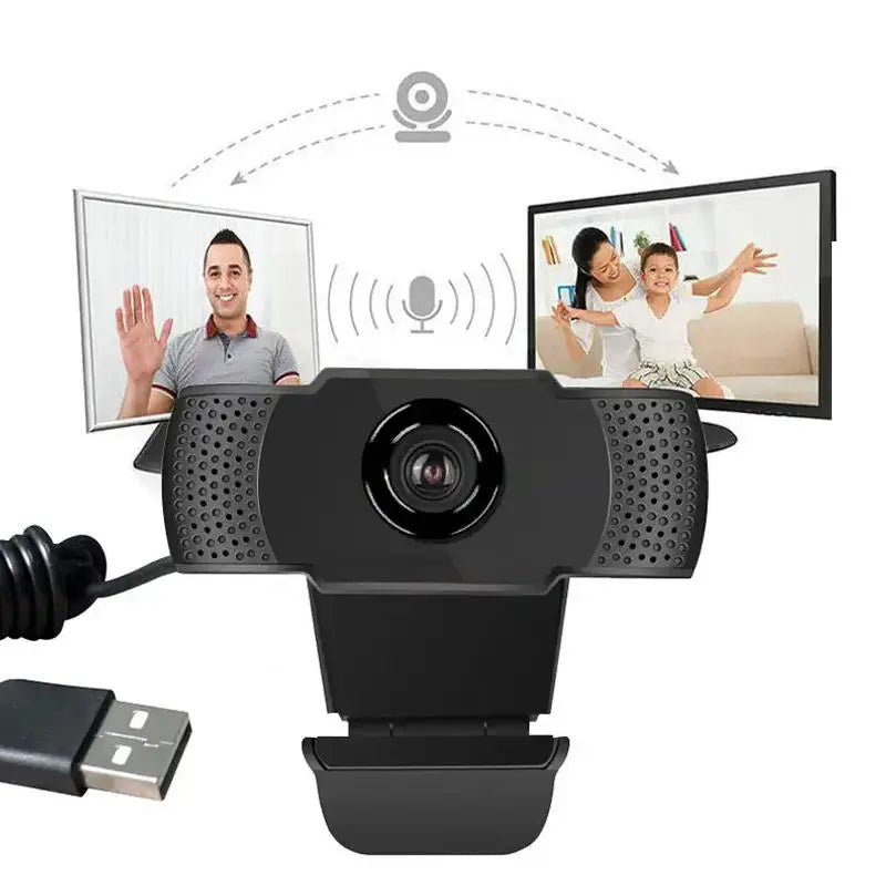 New 1080P Webcam Full HD Web Camera With LED Fill Light Microphone USB