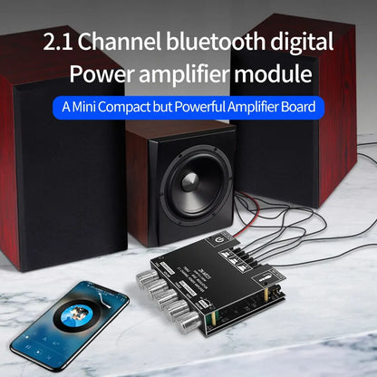 ZK-MT21 Channel Bluetooth 5.0 CS8673E 2.1 Subwoofer Amplifier Board