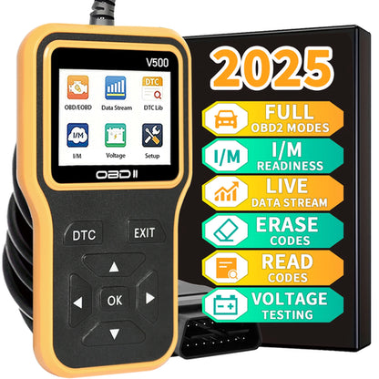 2025 Latest Obd2 Scanner Diagnostic Tool - Complete Engine Code Reader